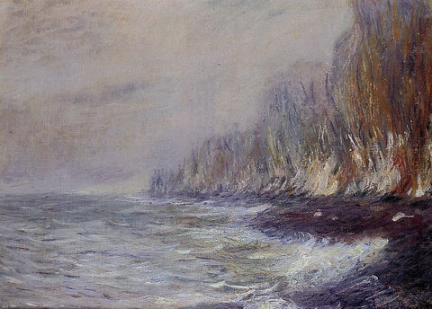  Claude Oscar Monet The Effect of Fog near Dieppe - Hand Painted Oil Painting
