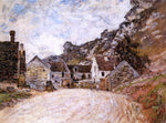  Claude Oscar Monet The Hamlet of Chantemesie at the Foot of the Rock - Hand Painted Oil Painting