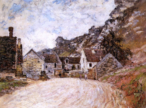  Claude Oscar Monet The Hamlet of Chantemesie at the Foot of the Rock - Hand Painted Oil Painting