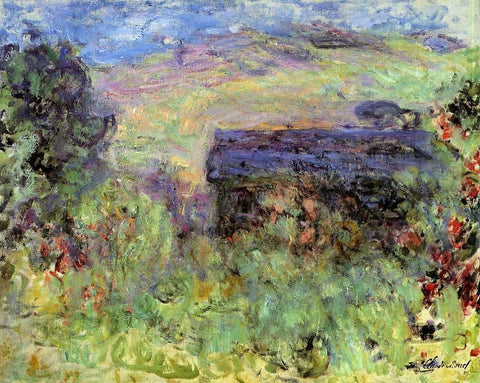  Claude Oscar Monet The House Seen Through the Roses - Hand Painted Oil Painting
