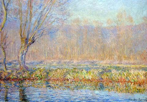  Claude Oscar Monet The Willow (also known as Spring on the Epte) - Hand Painted Oil Painting