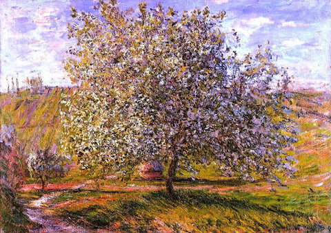  Claude Oscar Monet Tree in Flower near Vetheuil - Hand Painted Oil Painting