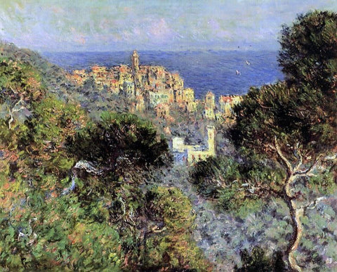  Claude Oscar Monet View of Bordighera - Hand Painted Oil Painting