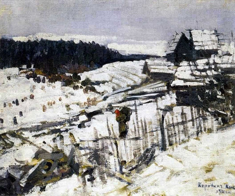  Constantin Alexeevich Korovin Winter - Hand Painted Oil Painting
