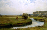  David Farquharson Haymaking - Seaton Marsh - Devon - Hand Painted Oil Painting