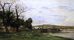  Edmond Yon View of Andelys - Hand Painted Oil Painting