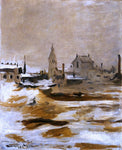  Edouard Manet Effect of Snow at Petit-Montrouge - Hand Painted Oil Painting