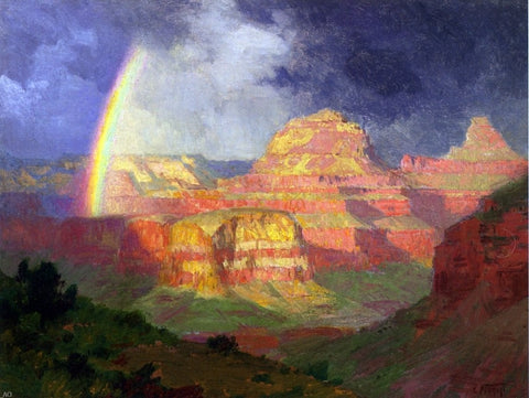  Edward Potthast The Grand Canyon - Hand Painted Oil Painting