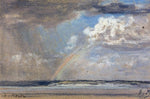  Eugene-Louis Boudin Norman Beach, Arcenciel - Hand Painted Oil Painting