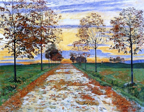  Ferdinand Hodler Autumn Evening - Hand Painted Oil Painting