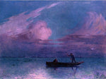  Ferdinand Du Puigaudeau Nighttime Boat Ride at Briere - Hand Painted Oil Painting