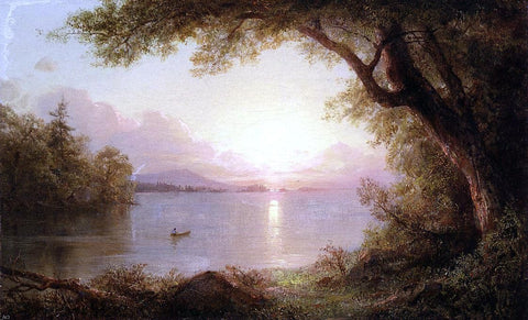  Frederic Edwin Church Landscape in the Adirondacks - Hand Painted Oil Painting