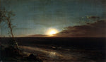  Frederic Edwin Church Moonrise (also known as The Rising Moon) - Hand Painted Oil Painting