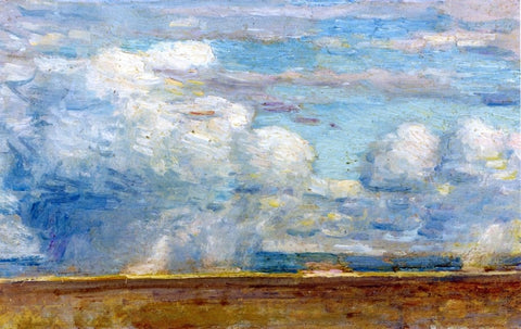 Frederick Childe Hassam Clouds (also known as Rain Clouds over Oregon Desert) - Hand Painted Oil Painting