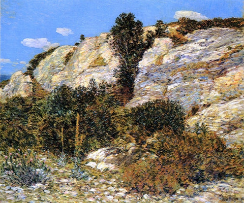  Frederick Childe Hassam Lyman's Ledge, Appledore - Hand Painted Oil Painting