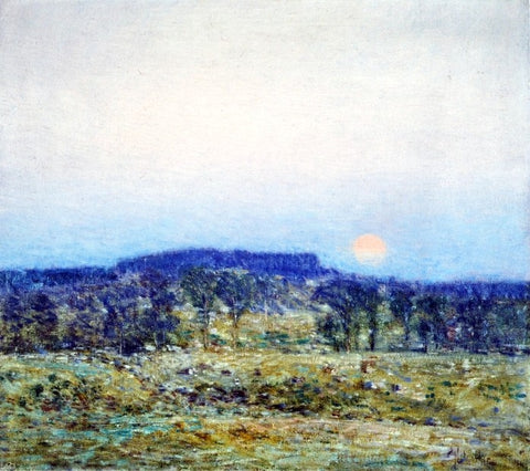  Frederick Childe Hassam September Moonrise - Hand Painted Oil Painting