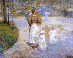  Frederick Childe Hassam Spring in Central Park (also known as Springtime) - Hand Painted Oil Painting