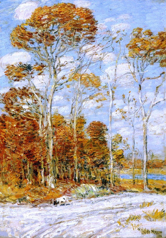  Frederick Childe Hassam The Hawk's Nest - Hand Painted Oil Painting