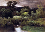  George Inness A Gray, Lowery Day - Hand Painted Oil Painting