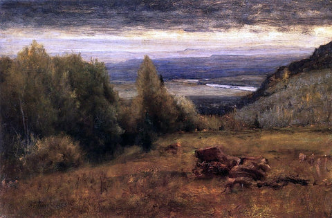  George Inness From the Sawangunk Mountains - Hand Painted Oil Painting