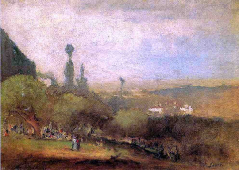  George Inness Monte Lucia, Perugia - Hand Painted Oil Painting