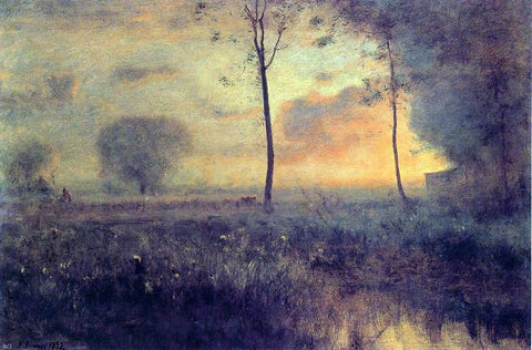  George Inness Sunset at Montclair - Hand Painted Oil Painting