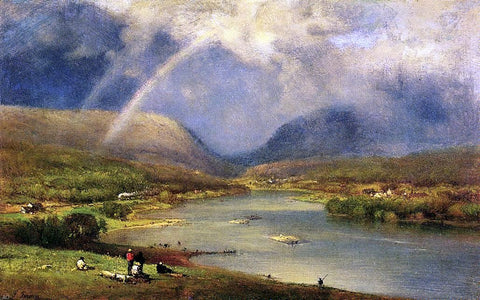  George Inness The Delaware Water Gap - Hand Painted Oil Painting