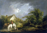  George Morland Before a Thunderstorm - Hand Painted Oil Painting