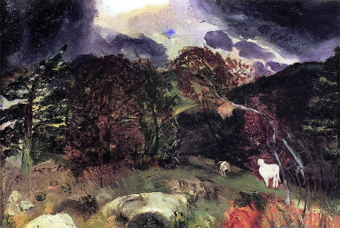  George Wesley Bellows A Wild Place - Hand Painted Oil Painting