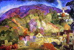  George Wesley Bellows A Village on the Hill - Hand Painted Oil Painting