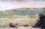  Georges Seurat Landscape at Saint-Ouen - Hand Painted Oil Painting
