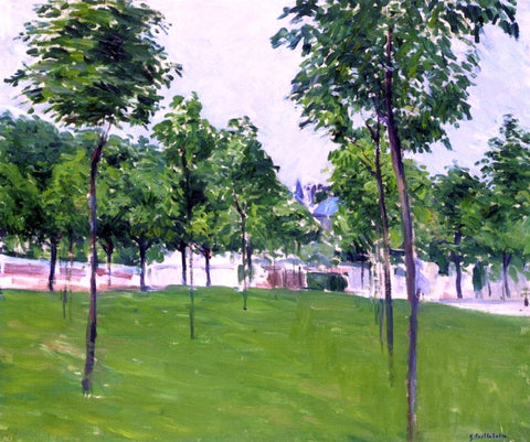  Gustave Caillebotte Promenade at Argenteuil - Hand Painted Oil Painting