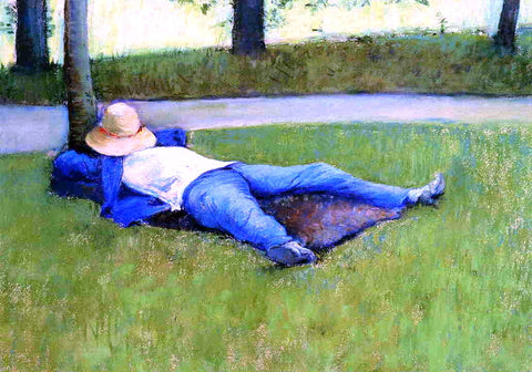  Gustave Caillebotte The Nap - Hand Painted Oil Painting