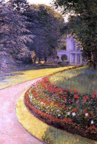  Gustave Caillebotte The Park at Yerres - Hand Painted Oil Painting
