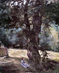  Gustave Caillebotte Woman Seated Under a Tree - Hand Painted Oil Painting