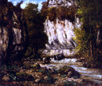  Gustave Courbet River and Cliff - Hand Painted Oil Painting