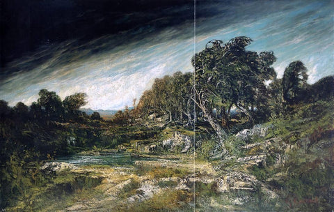  Gustave Courbet The Approaching Storm (also known as The Gust of Wind) - Hand Painted Oil Painting