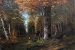  Gustave Courbet The Forest in Autumn - Hand Painted Oil Painting