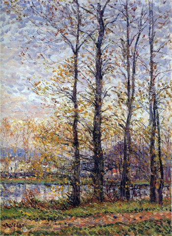  Gustave Loiseau By the Oise at Precy - Hand Painted Oil Painting