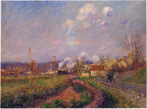  Gustave Loiseau Landscape in Autumn - Hand Painted Oil Painting