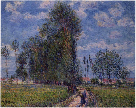  Gustave Loiseau Path near Saint Cyr Vaudreuil - Hand Painted Oil Painting