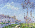  Gustave Loiseau Trees by the River - Hand Painted Oil Painting