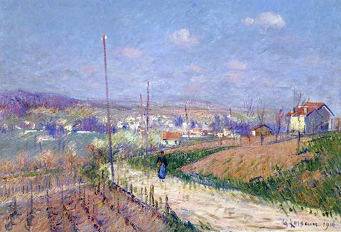  Gustave Loiseau Village in Spring - Hand Painted Oil Painting