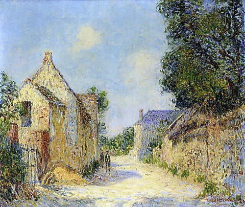  Gustave Loiseau Village Street, Vaudreuil - Hand Painted Oil Painting
