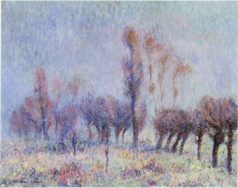  Gustave Loiseau Willows in Fog - Hand Painted Oil Painting