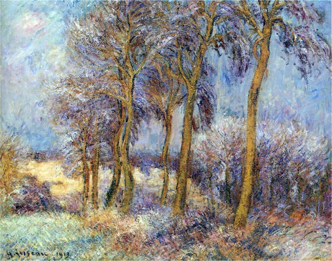  Gustave Loiseau Winter - Hand Painted Oil Painting