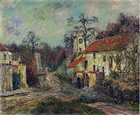  Gustave Loiseau Winter in Chaponival - Hand Painted Oil Painting