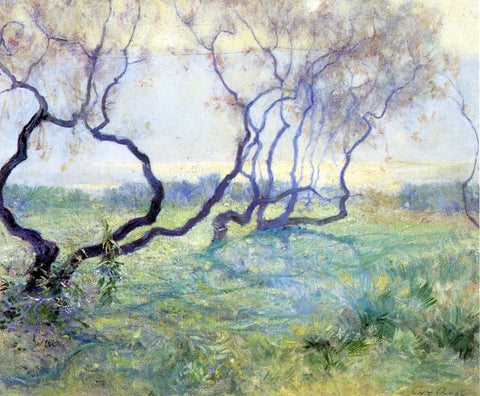  Guy Orlando Rose Tamarisk Trees in Early Sunlight - Hand Painted Oil Painting