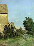  Henri Harpignies Path Through a Normandy Village - Hand Painted Oil Painting