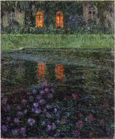  Henri Le Sidaner Evening - Hand Painted Oil Painting